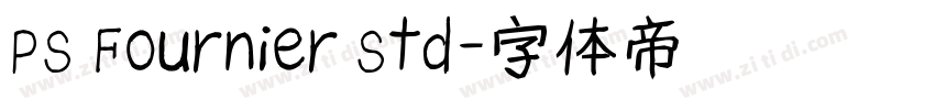 PS Fournier Std字体转换